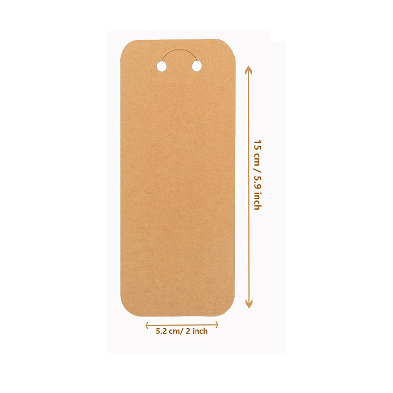 Necklace Display Holder Paper Keychain Cards Key Rings Organizers Jewelry Making Packaging