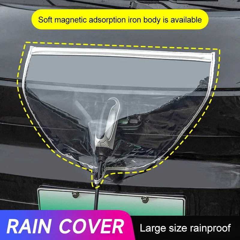 Universal EV charging port cover for Outdoor Rain and Dust Protection
