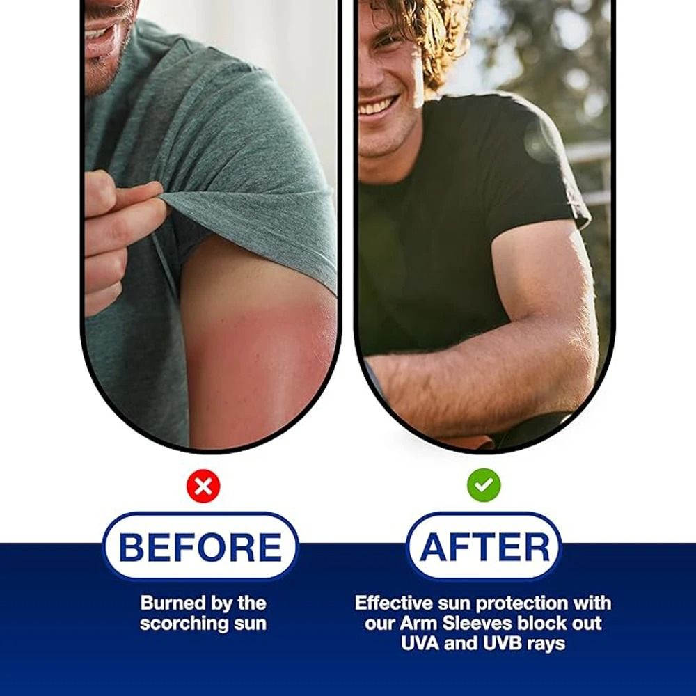 Pro Ice Silk Cooling Anti-UV Protective Arm Sleeves