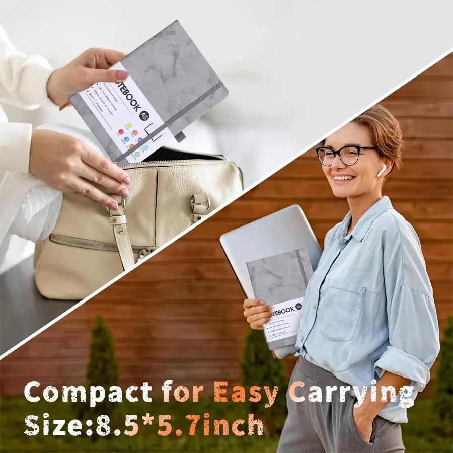 Professional A5 Paper Notebook – Thickened Page Executive Planner & Compact Lightweight Office Journal