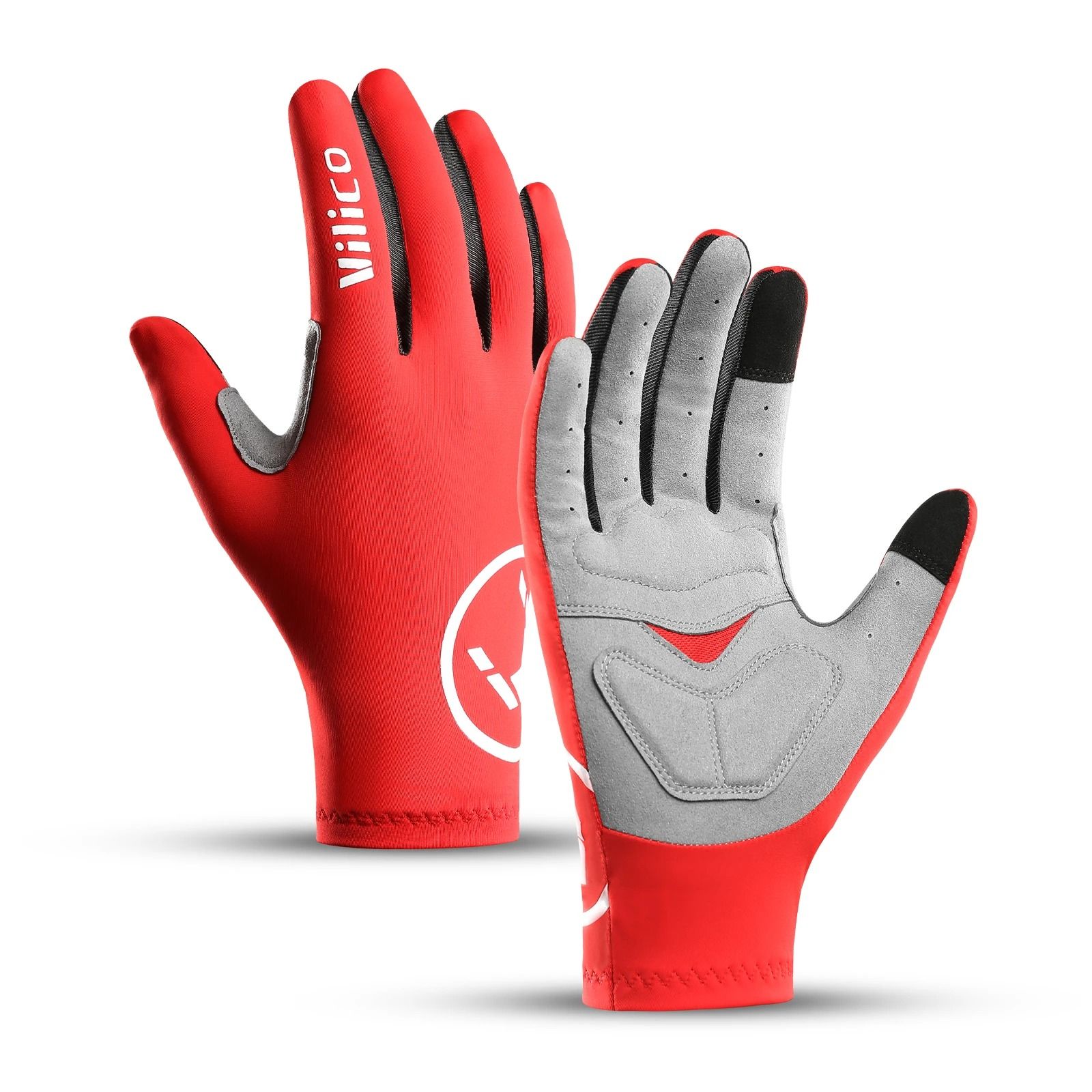 Outdoor Cycling Gloves With Touch Screen And Shock Absorption