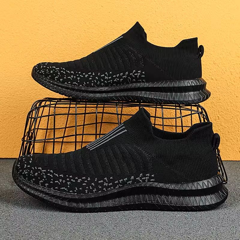 Mens Lightweight Slip On Walking Shoes with Breathable Mesh