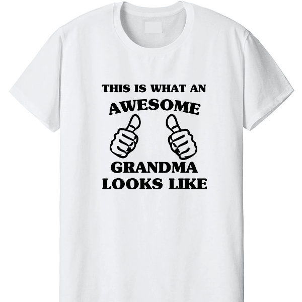 Awesome Grandma Shirt Funny Best Grandma Gift Tee