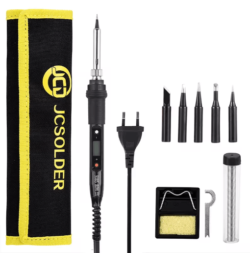 JCD 80W Digital Soldering Iron with LCD Display & Adjustable Temperature