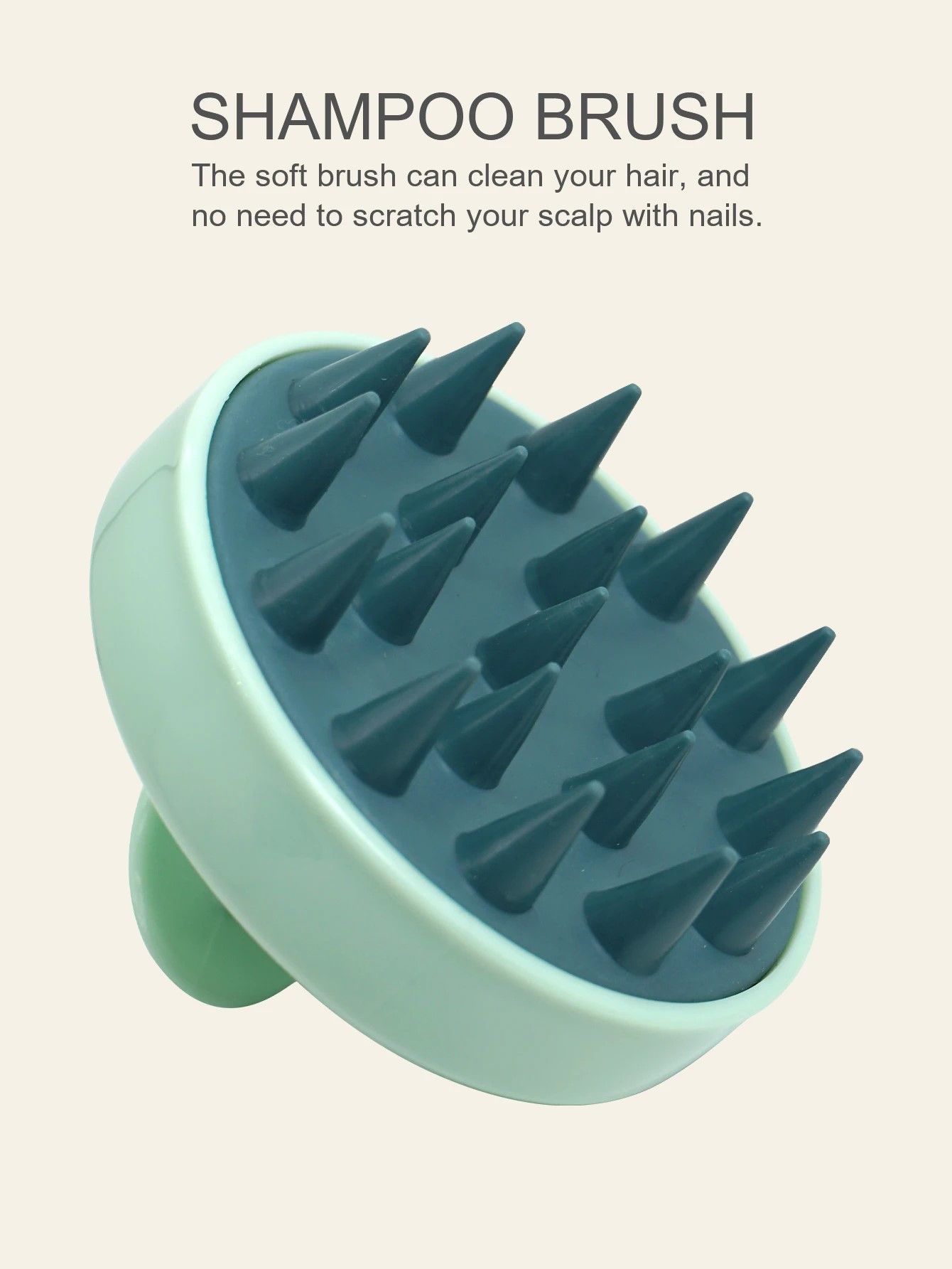 Silicone Spa Scalp Massager Brush – Ergonomic Deep-Clean Shampoo Comb & Scalp Massage Tool