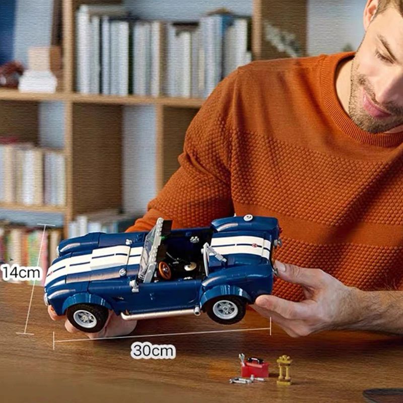 COBRA Technic Supercar Building Set – 1241 Piece DIY Supercar Model Kit for Collectors