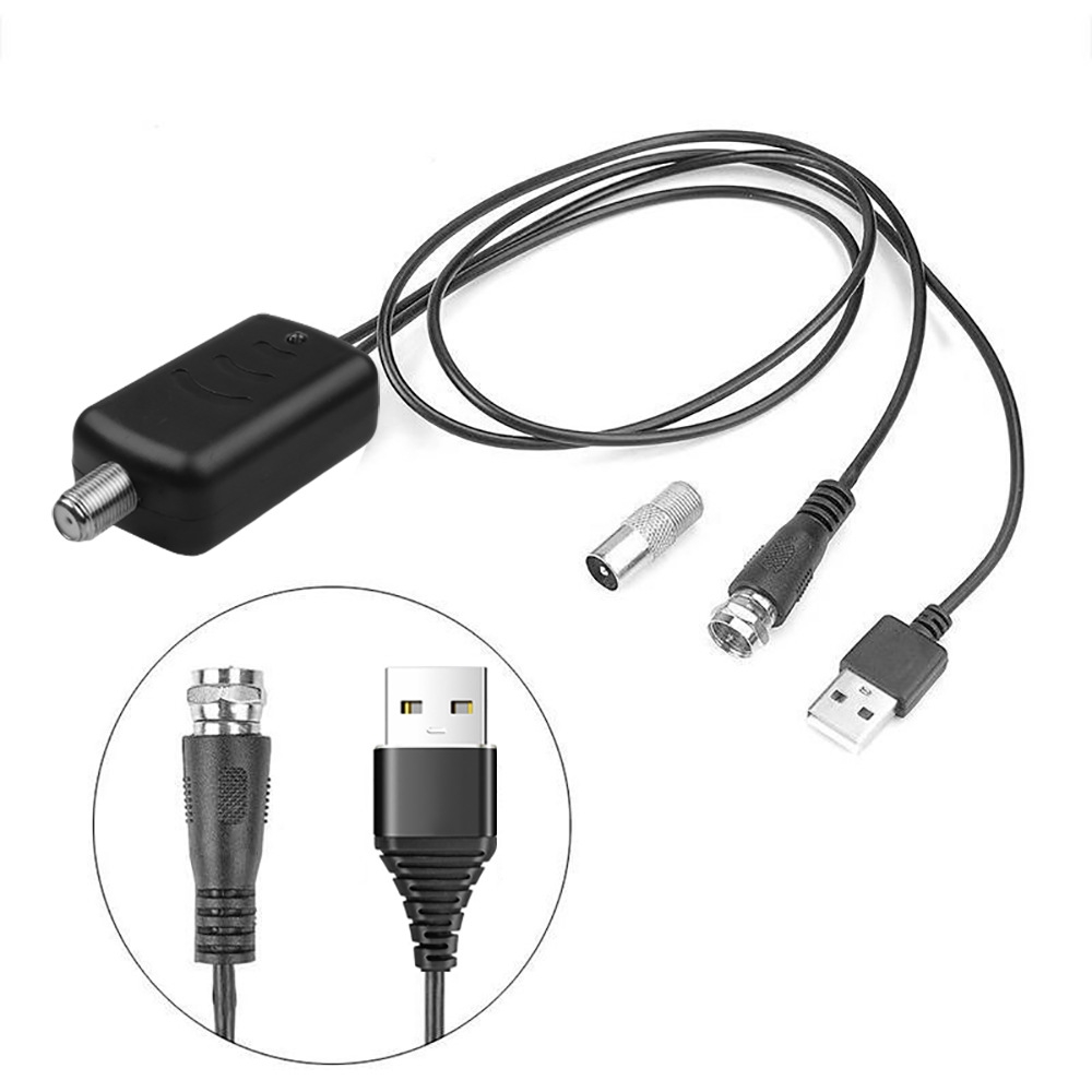 Enhance Signal Stability with High-Definition Digital TV Antenna Amplifier, Low-Noise Booster, High-Gain Signal Receiver