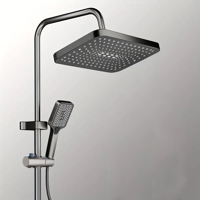 Large Size Shower Head Set with Modes Handheld Water Saving Shower and Booster Combination