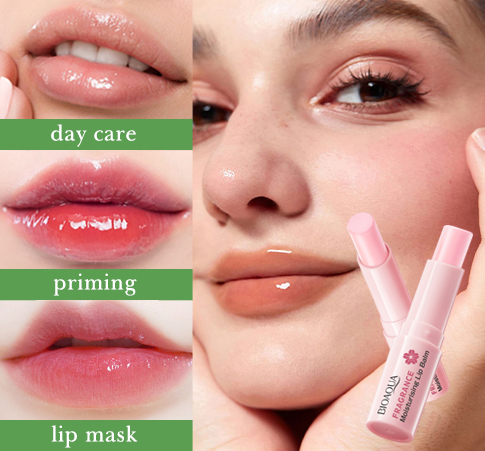 Long-lasting Moisturizing Lipstick, Sakura Fragrance Moisturizing Lip Balm, Temperature Change Color Makeup Tint