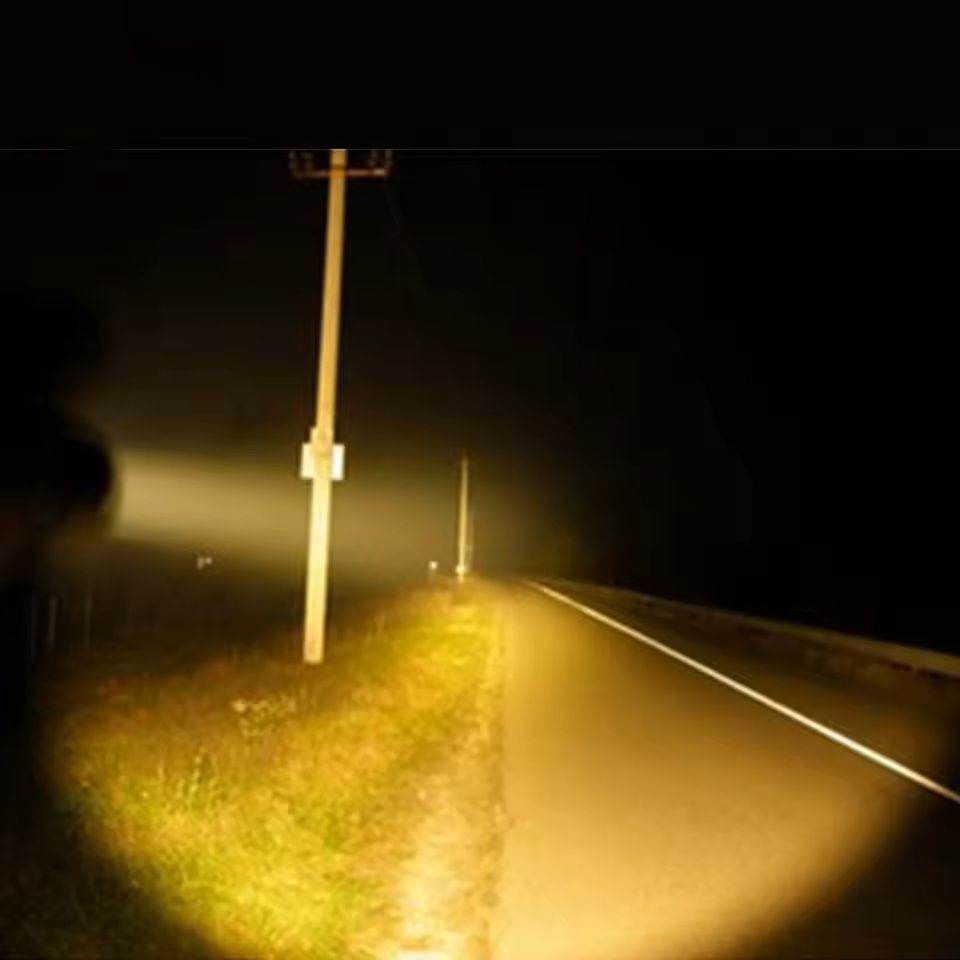 Rechargeable LED Headlamp with White and Deep Red Light