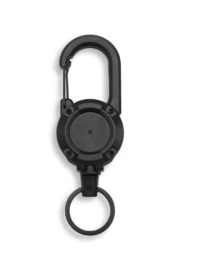 SteelGrip Retractable Carabiner Keychain