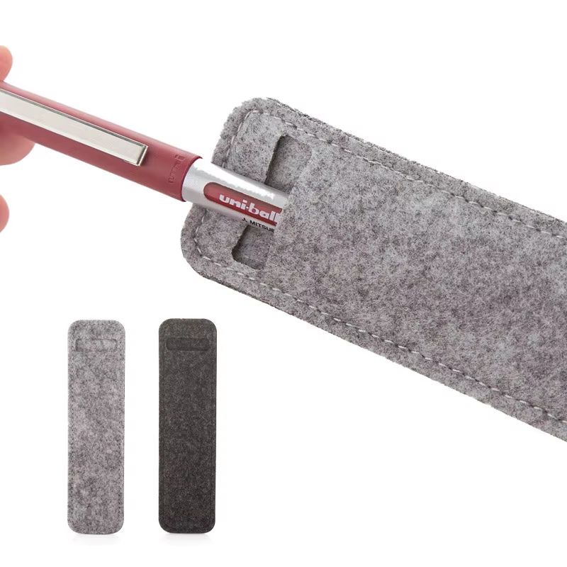 2-Piece Mini Felt Pen Sleeves for Fountain Pens and Stationery