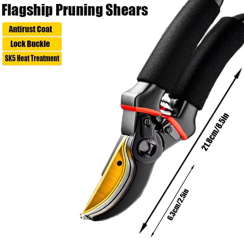 47-Piece Cordless Garden Tree Trimming & Pruning Tool Set with SK5 Steel Blades