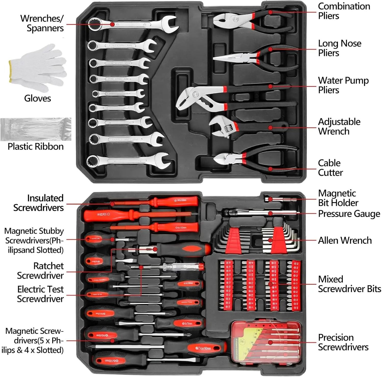 799-Piece Master Home Repair Tool Set – Professional Trolley Case Edition