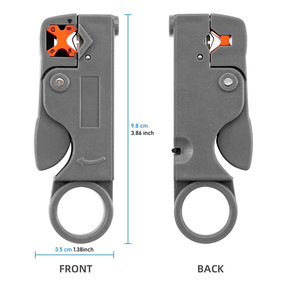 Insulated Stripping Pliers with Hexagon Wrench for Electrical Cables