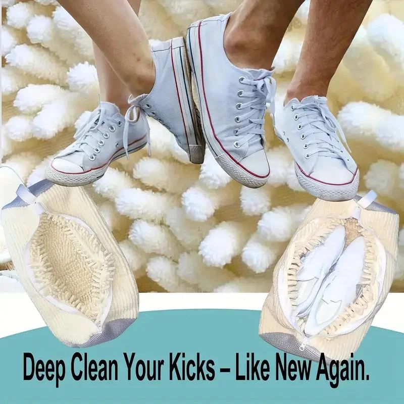 Reusable Shoe Washing Machine Laundry Bag