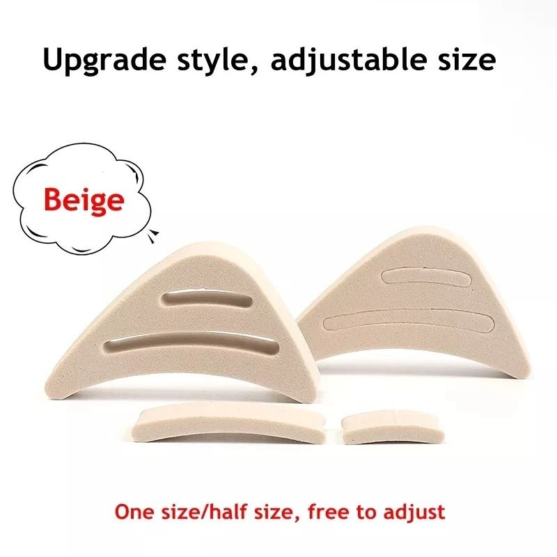 Soft Toe Plug Half Insole Reusable Shoe Filler Adjustable Foot Padding Inserts
