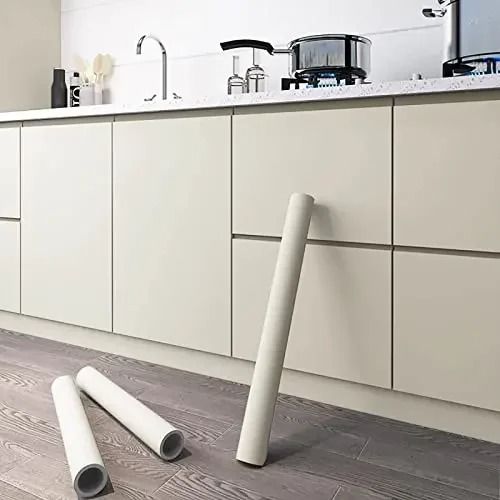Kitchen Oil-Proof Wallpaper | Waterproof Self-Adhesive Cabinet Renovation
