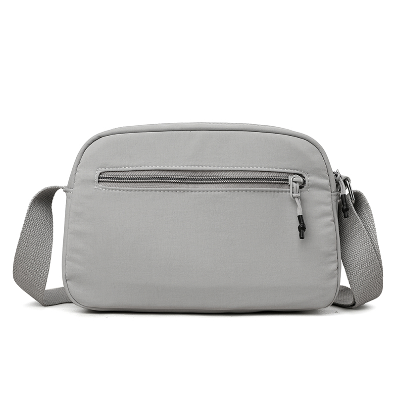 Macaron Colored Nylon Cloth Crossbody Bag Versatile Small Square Shoulder Bag for Women