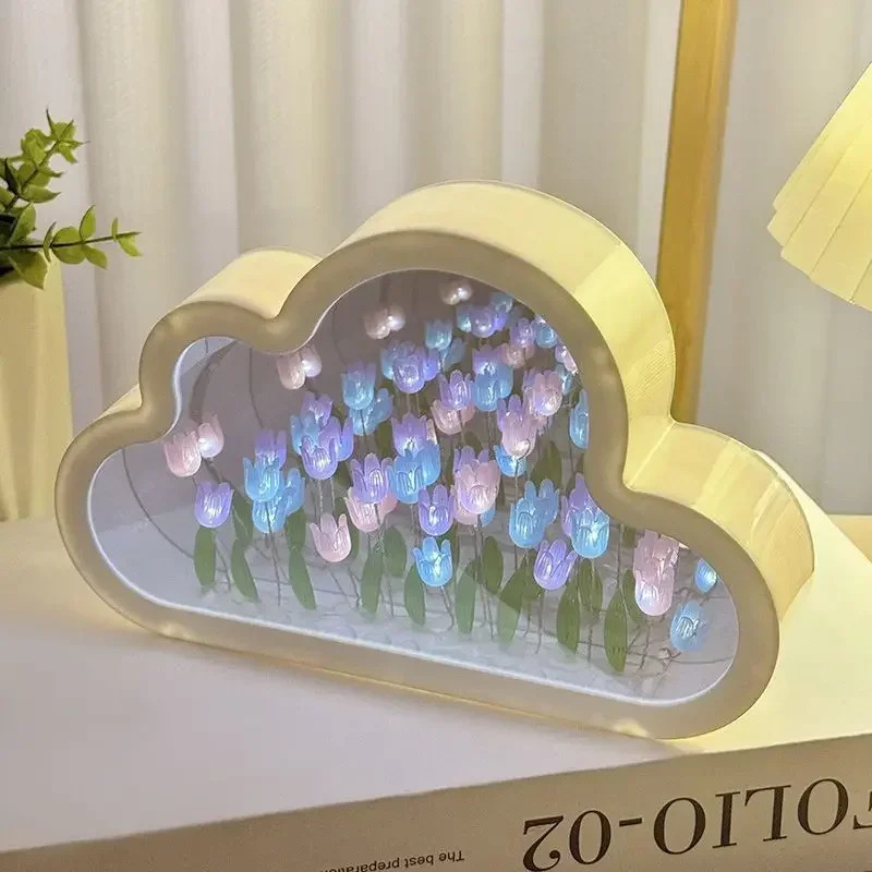 Transparent Qixi Lovers Handmade Night Light Creative Atmosphere Gift Decoration