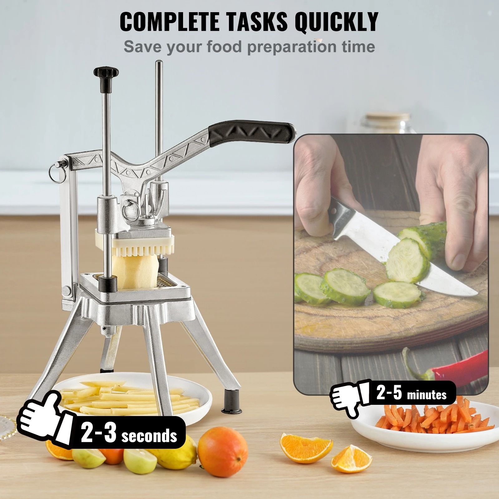Commercial Stainless Steel Vegetable and Fruit Dicer Cutter