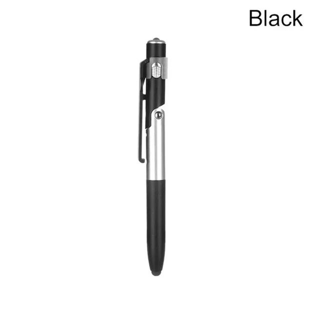4 in 1 Multifunction Pen with LED Light and Phone Holder Ballpoint Pen Gadget