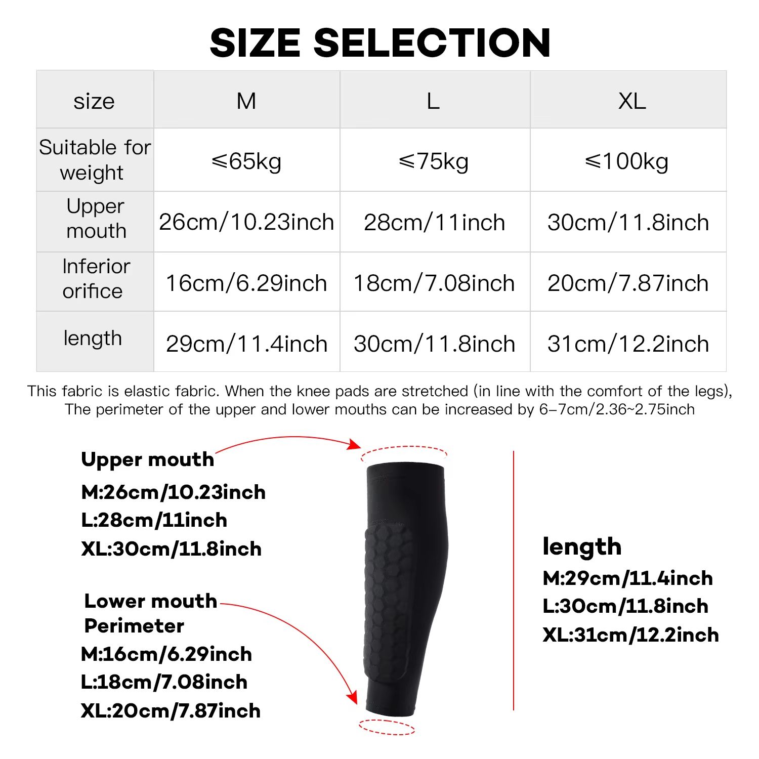 Honeycomb Shin Guards Leg Sleeves – Shockproof Soccer Protection with Anti-Slip Grip