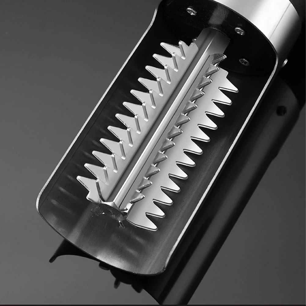 Cordless Electric Fish Scaler – Fast, Safe Seafood Cleaner Brush with Stainless Steel Roller