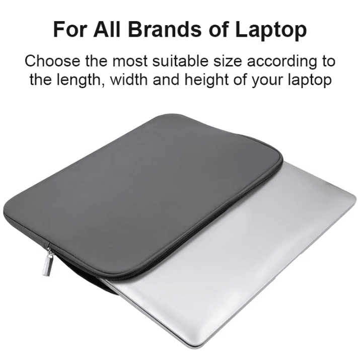 Universal Laptop Sleeve Case – Slim Protective Notebook Bag for MacBook, Dell & Lenovo (13–15.6 Inch)