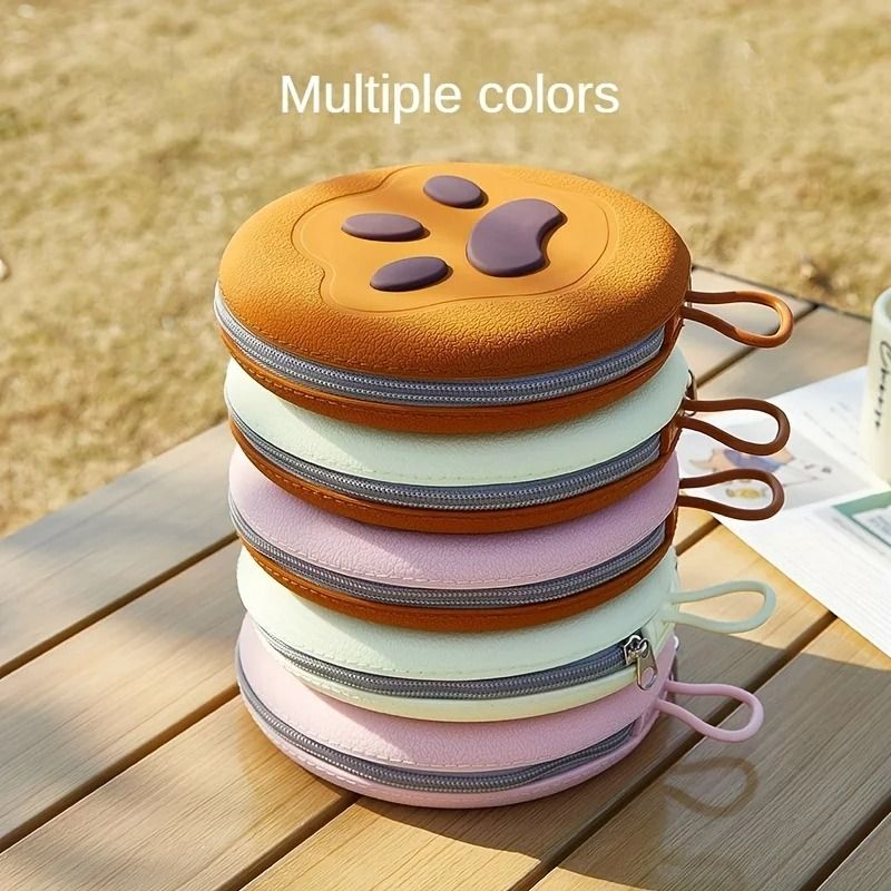 Foldable Silicone Double Pet Bowl