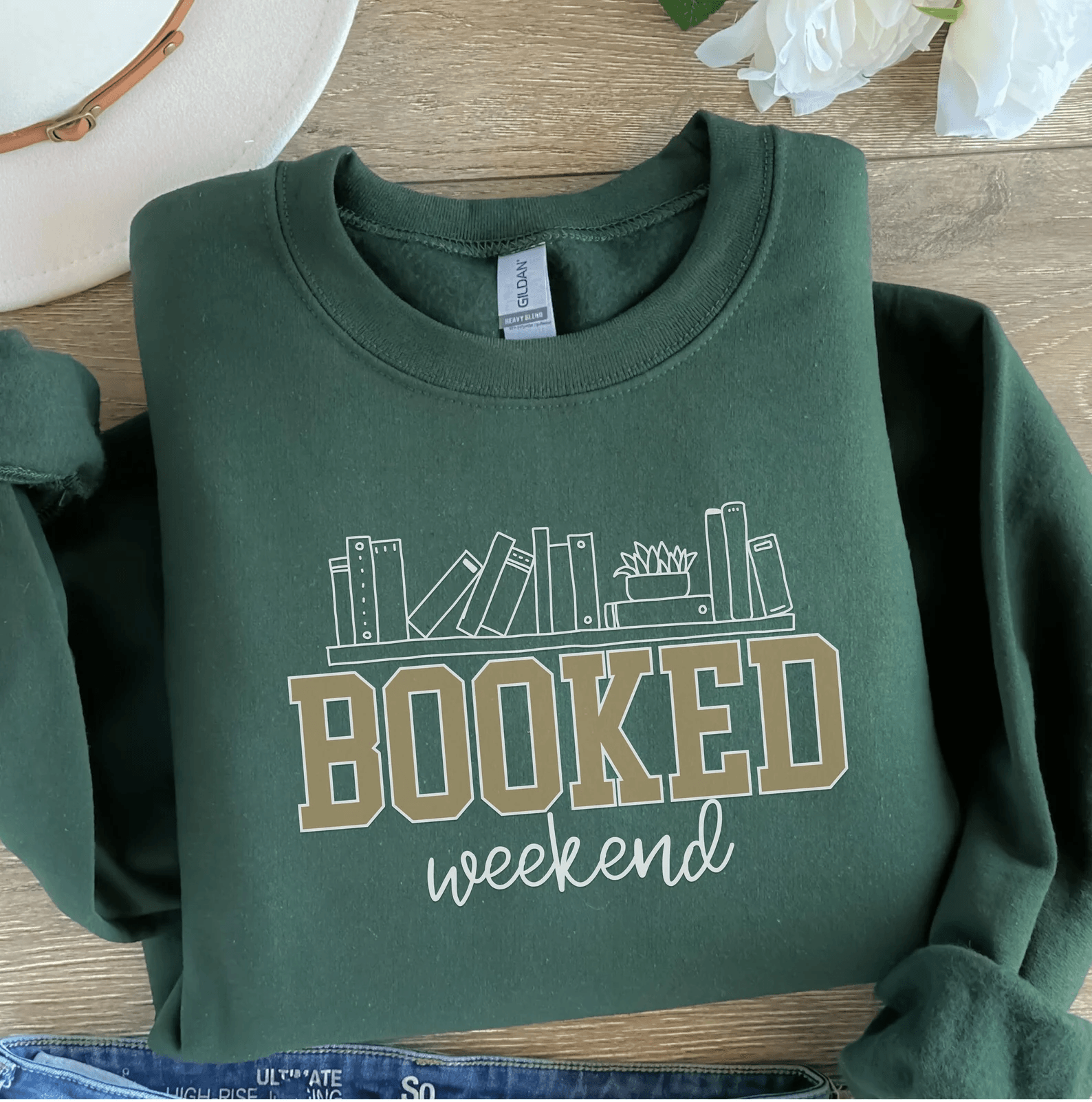 Book Lover Sweatshirt for Women Bookish Reading Crewneck Cozy Bookworm Librarian Gift Pullover