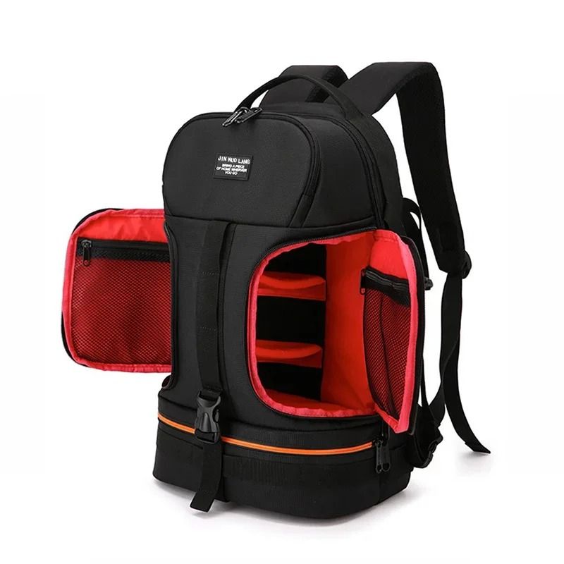 Large Capacity Waterproof DSLR Camera Backpack with 15.6 Inch Laptop Compartment