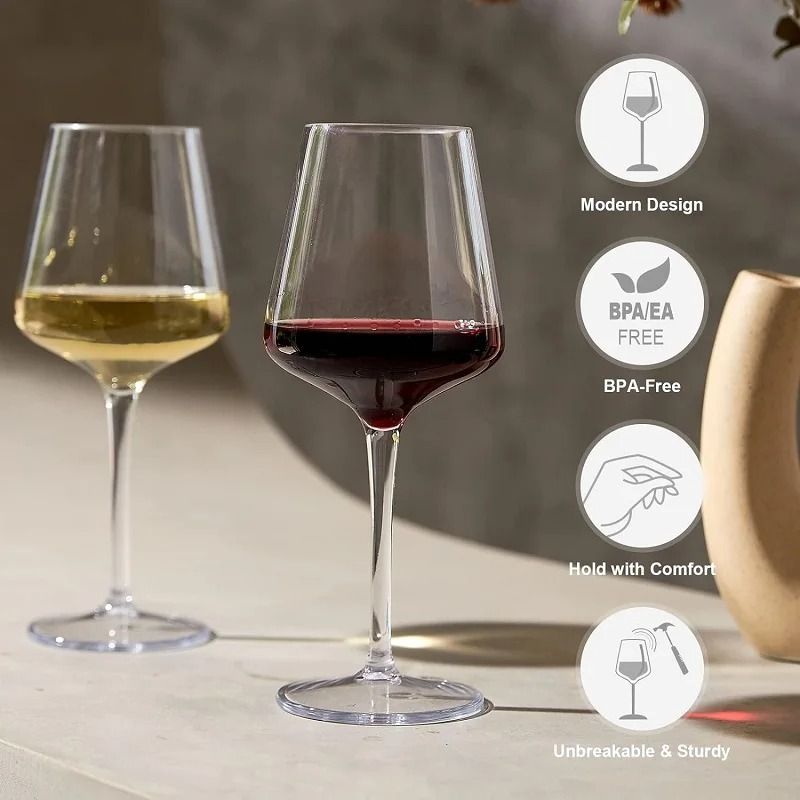 2-Piece Unbreakable Tritan Wine Goblet Set