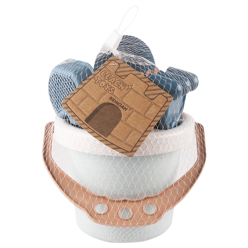 Kids Beach Bucket Ice Cream Sand Toy Set with Mold & Sifter