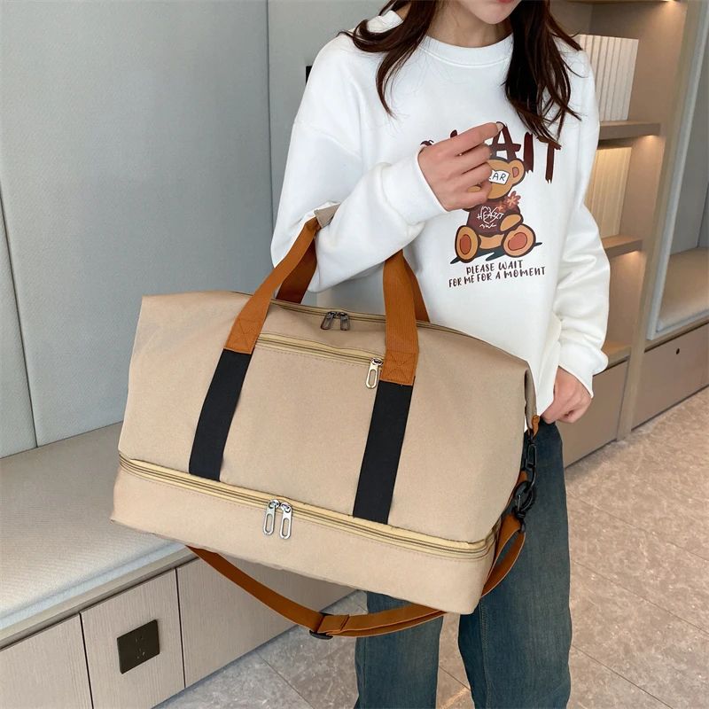 Large Capacity Travel and Gym Bag with Shoe Compartment