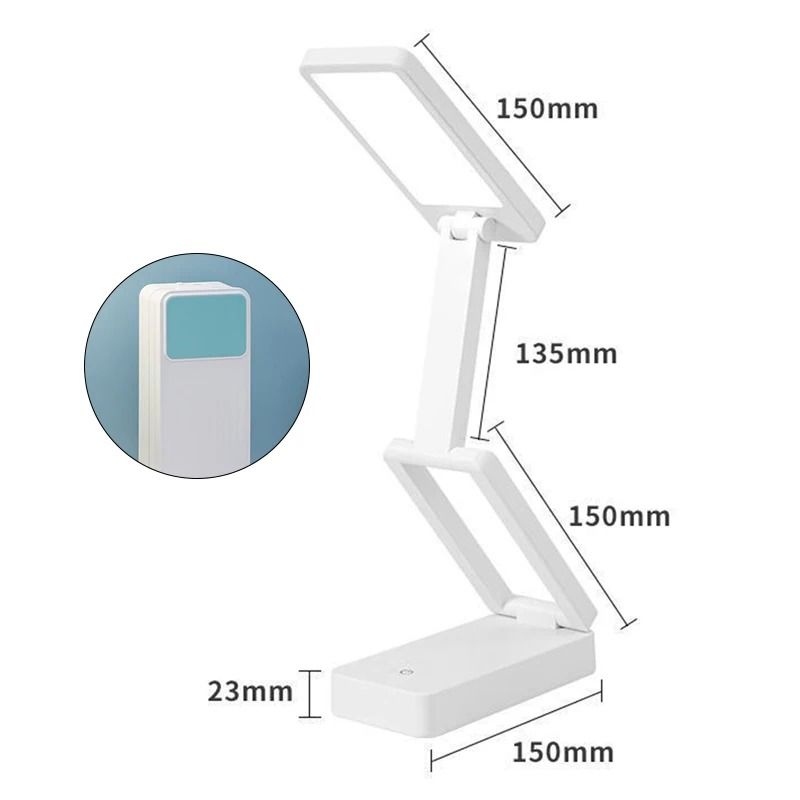 Folding LED Rechargeable Desk Lamp