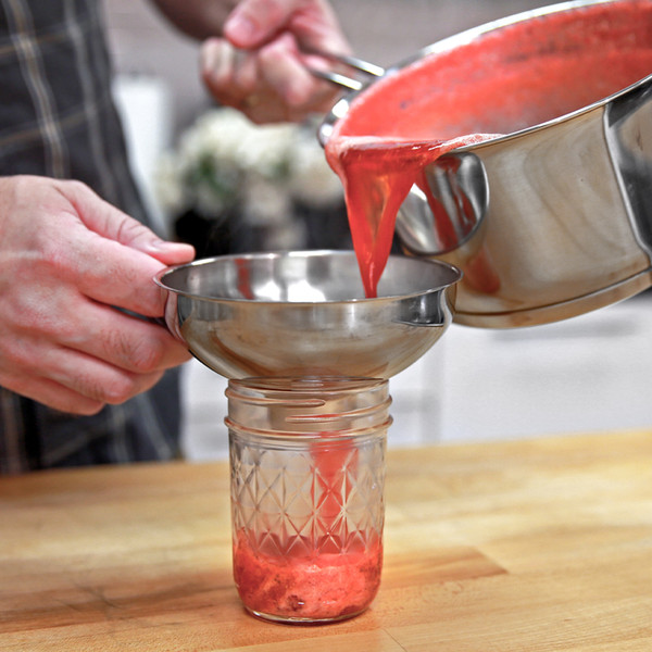 Wide Mouth Stainless Steel Canning Funnel