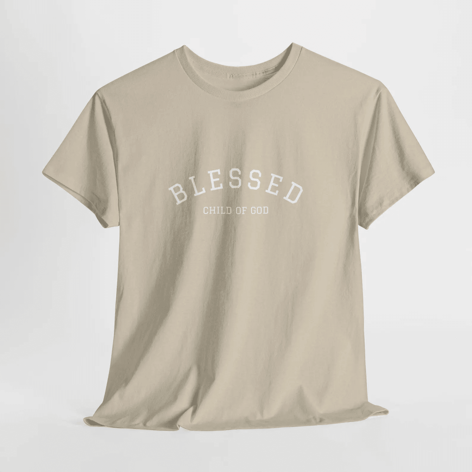 Blessed Child of God Shirt Christian Faith Tee Inspirational Religious Gift