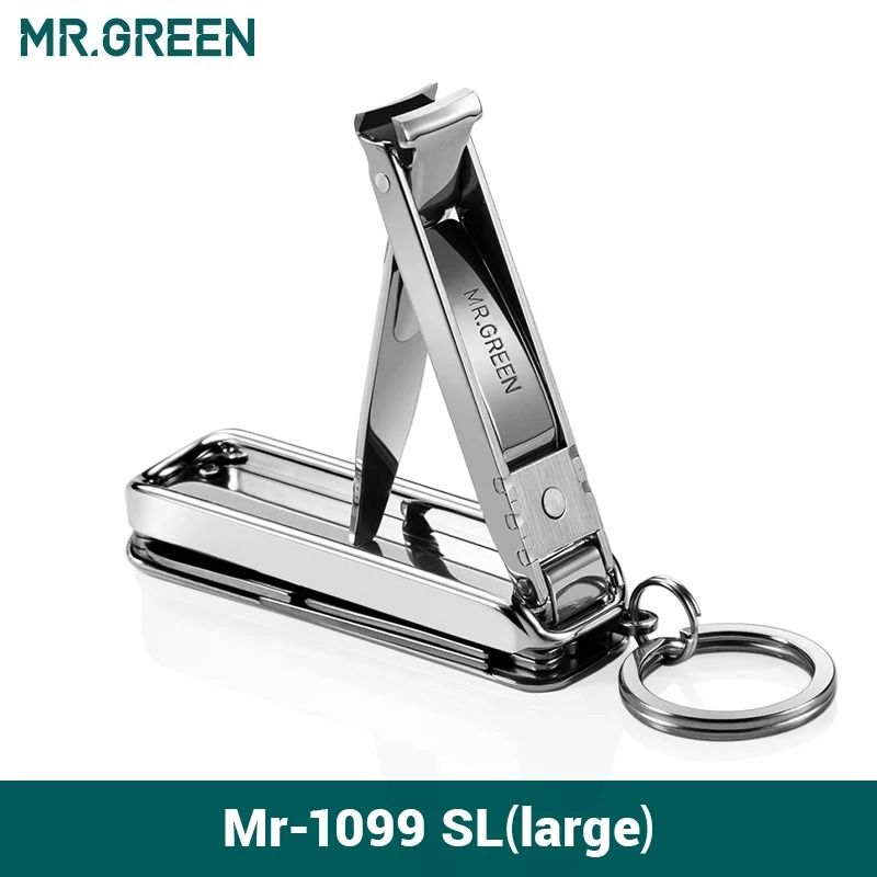 MR GREEN Multifunctional Nail Clipper Stainless Steel Nail Cutter with Six Functions