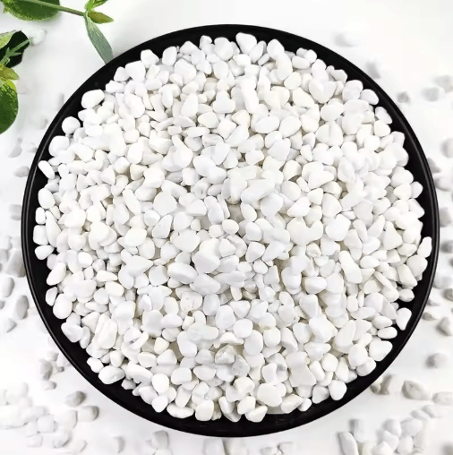 450g Crystal Pebbles for Plants Polished Decorative Stones for Aquarium & Home