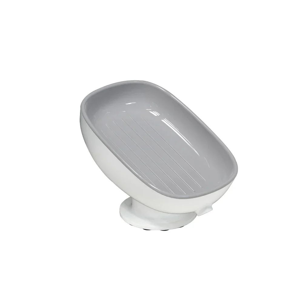 Self Draining Soap Holder Suction Bathroom Soap Dish