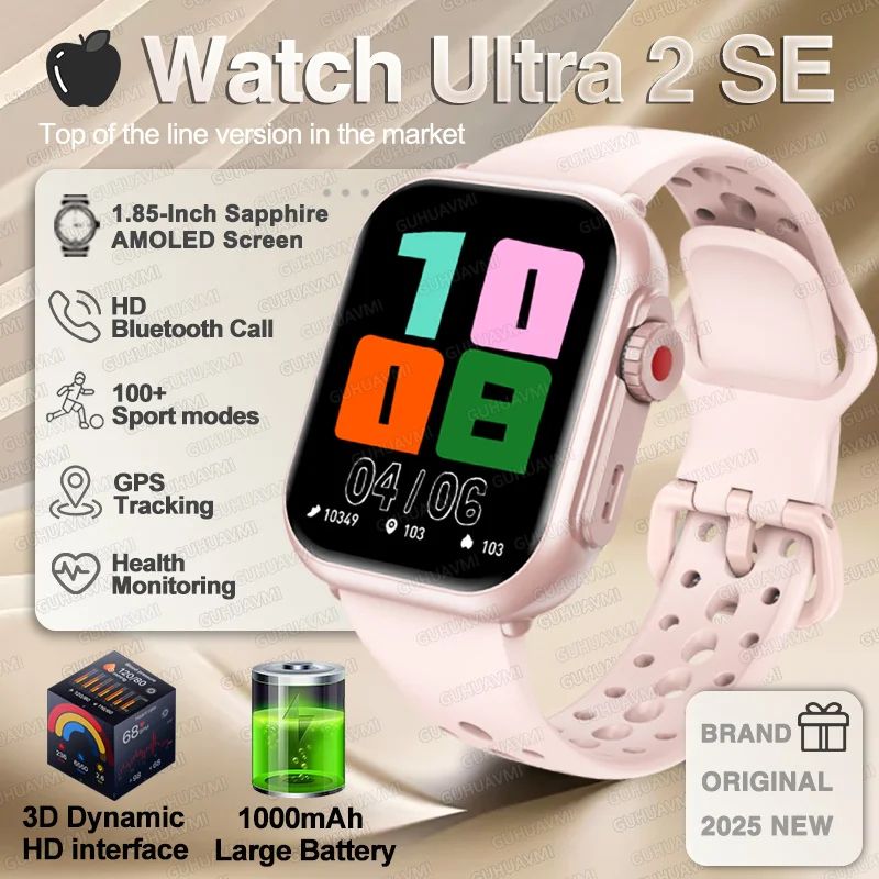 Ultra 2 SE GPS Smartwatch with AMOLED Display and Bluetooth Calling