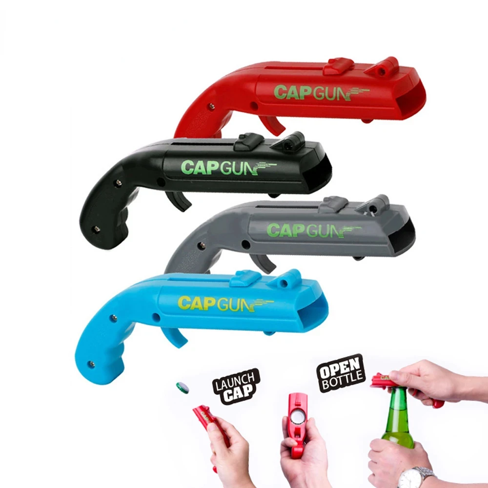 Cap Gun Bottle Cap Launcher Beer Bottle Opener