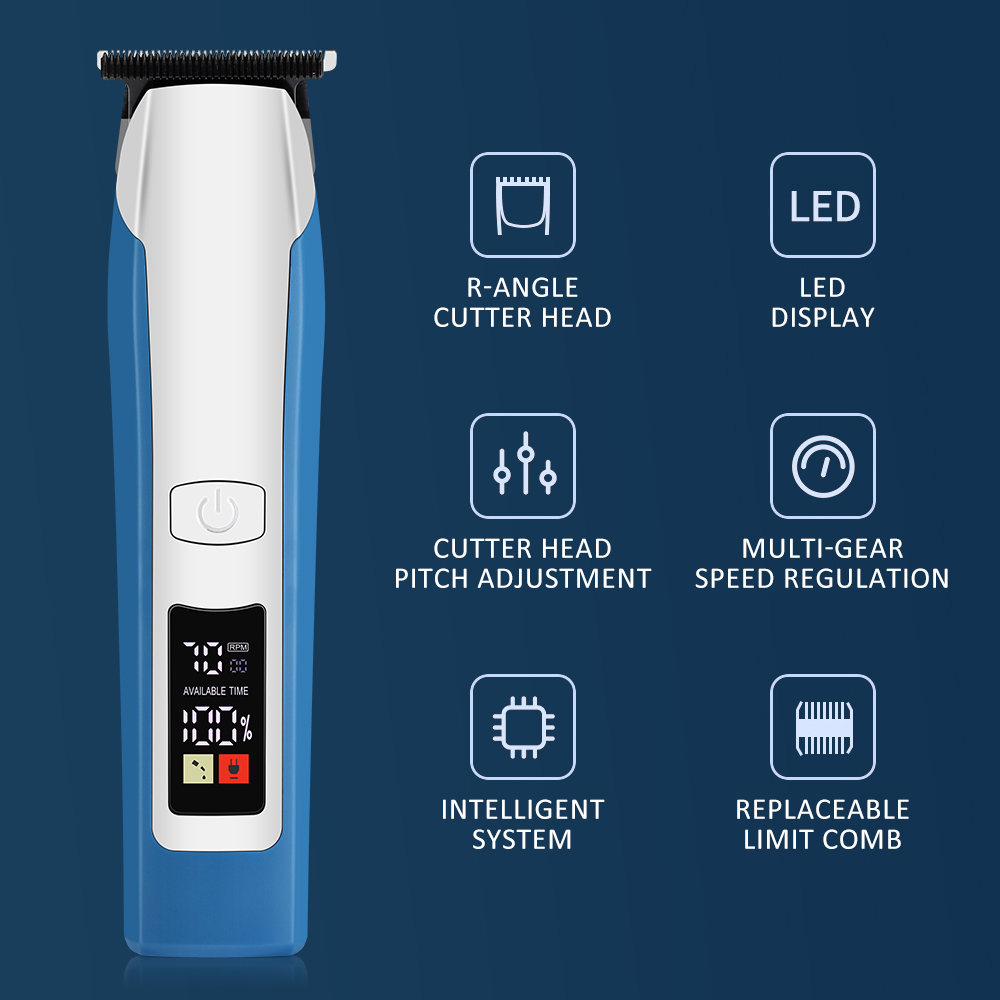 Wireless Trimmer Professional Clipper Machine, Rechargeable Hair Cut Barber