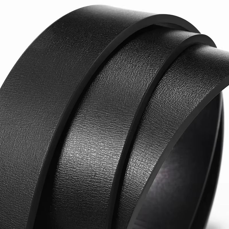EliteLine Mens automatic buckle belt High Quality Toothless Business Casual Belt