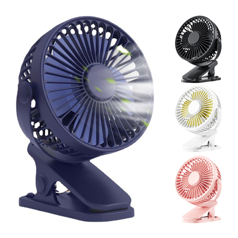 Portable Mini Clip Fan USB Quiet Desk Fan Personal Cooling Fan for Home Office Travel
