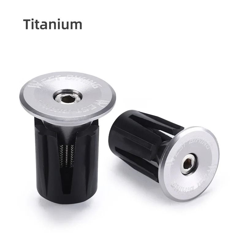 Expanding Aluminum Alloy Bicycle Bar End Plugs (2PCS)
