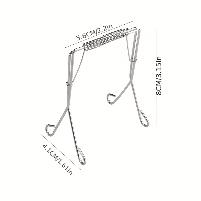 Stainless Steel Vegetable Clamp Tool Multi-Grip Cabbage & Leafy Greens Cooking Utensil