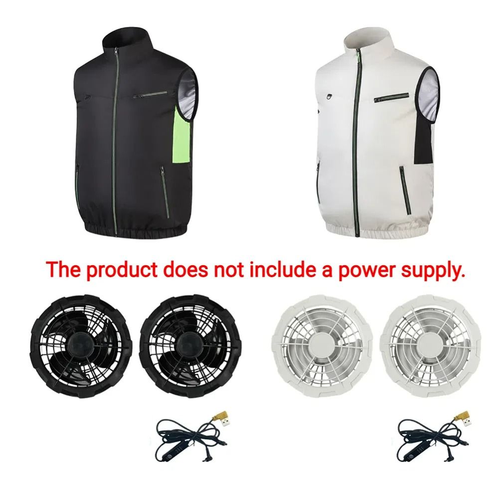 Cooling Fan Vest Breathable Workwear for Hot Weather