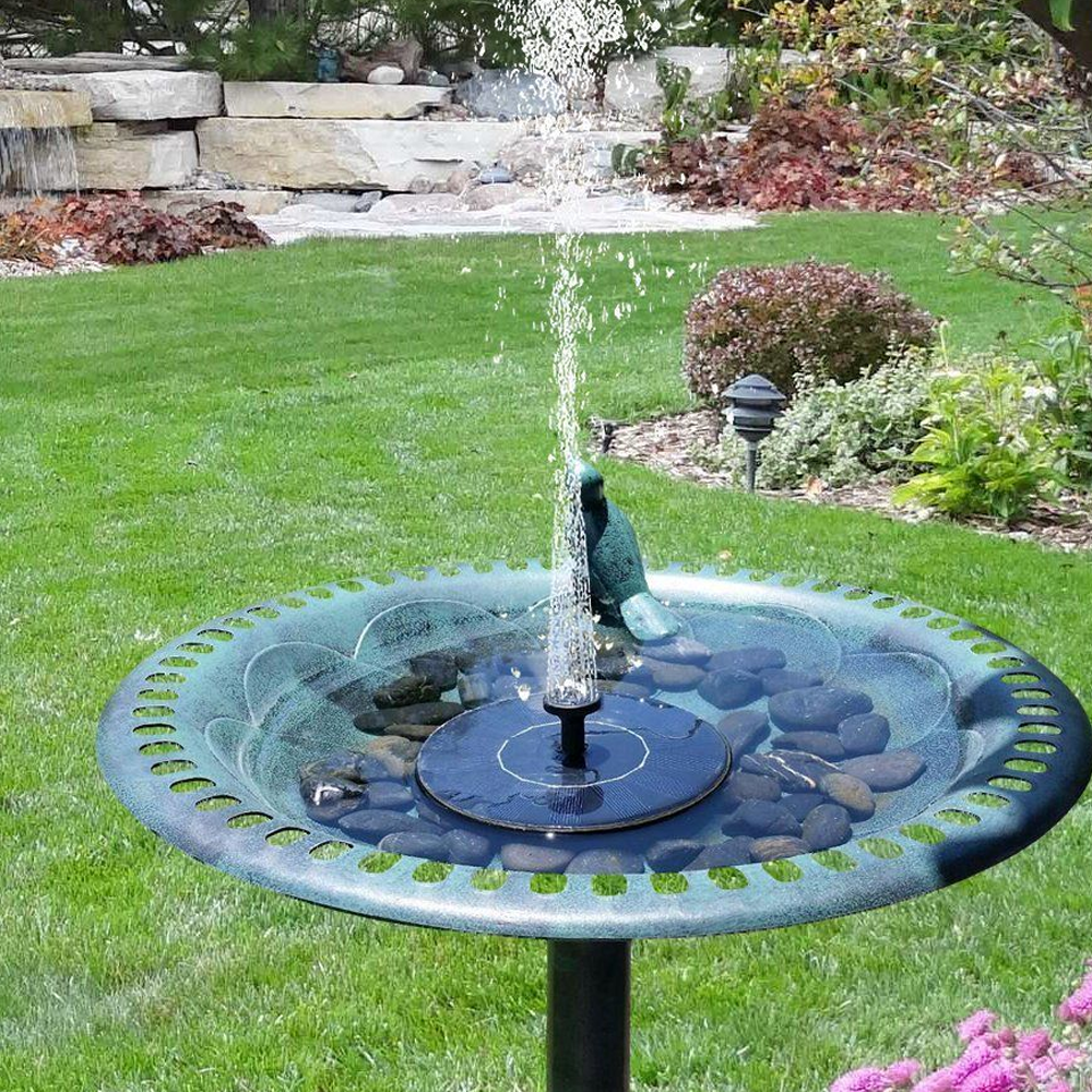 Solar Powered Water Fountain